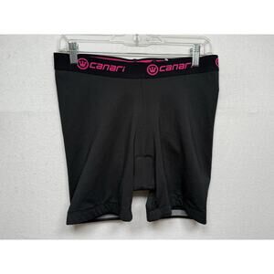 Canari Women's Padded Gel Bike Brief, NEW! Medium, Black